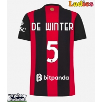 AC Milan Koni De Winter #5 Replica Home Shirt Ladies 2026-27 Short Sleeve